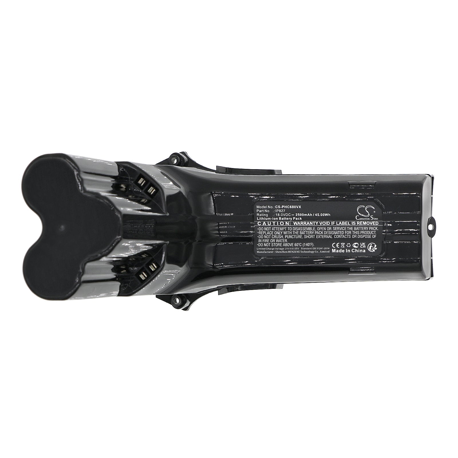 Li-ion, Vacuum Battery fits Philips Fc6801, Fc6802/01, 18.0V, 2500mAh Vacuum Cameron Sino Technology Limited