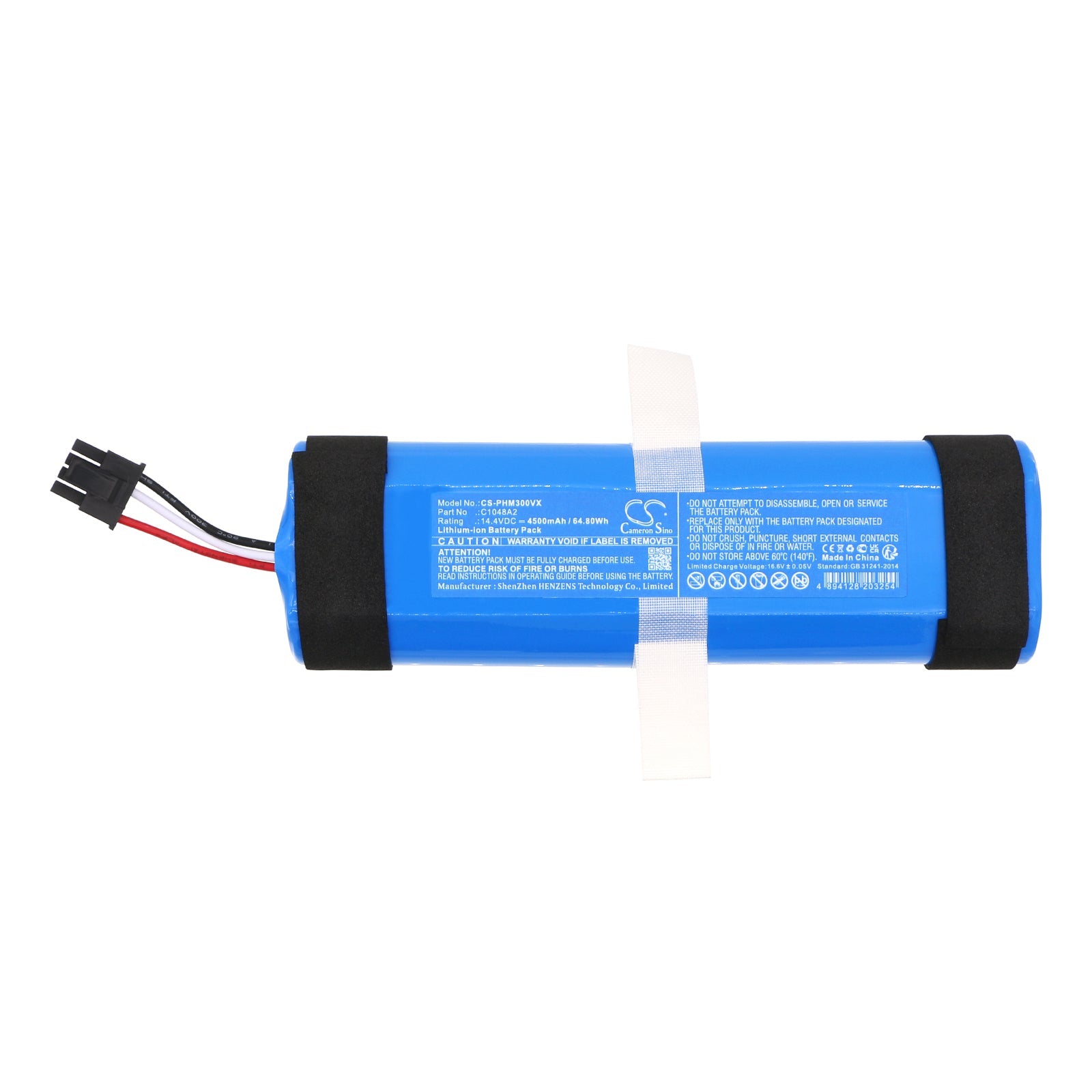 Li-ion, Vacuum Battery fits Philips Homerun 3000, Xu3110/01, 14.4V, 4500mAh Vacuum Cameron Sino Technology Limited