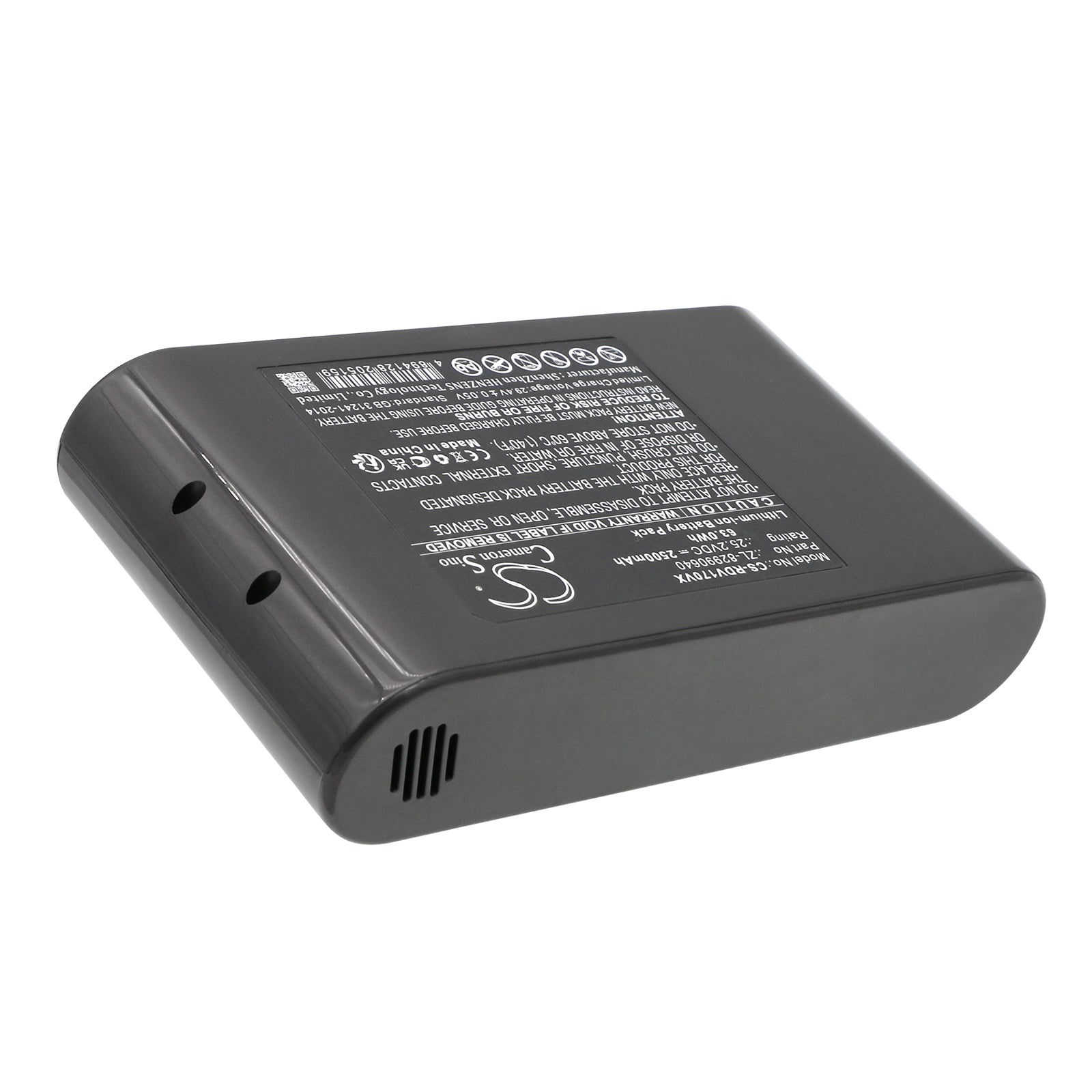 Li-ion, Vacuum Battery fits Redroad V17, 25.2V, 2500mAh Vacuum Cameron Sino Technology Limited