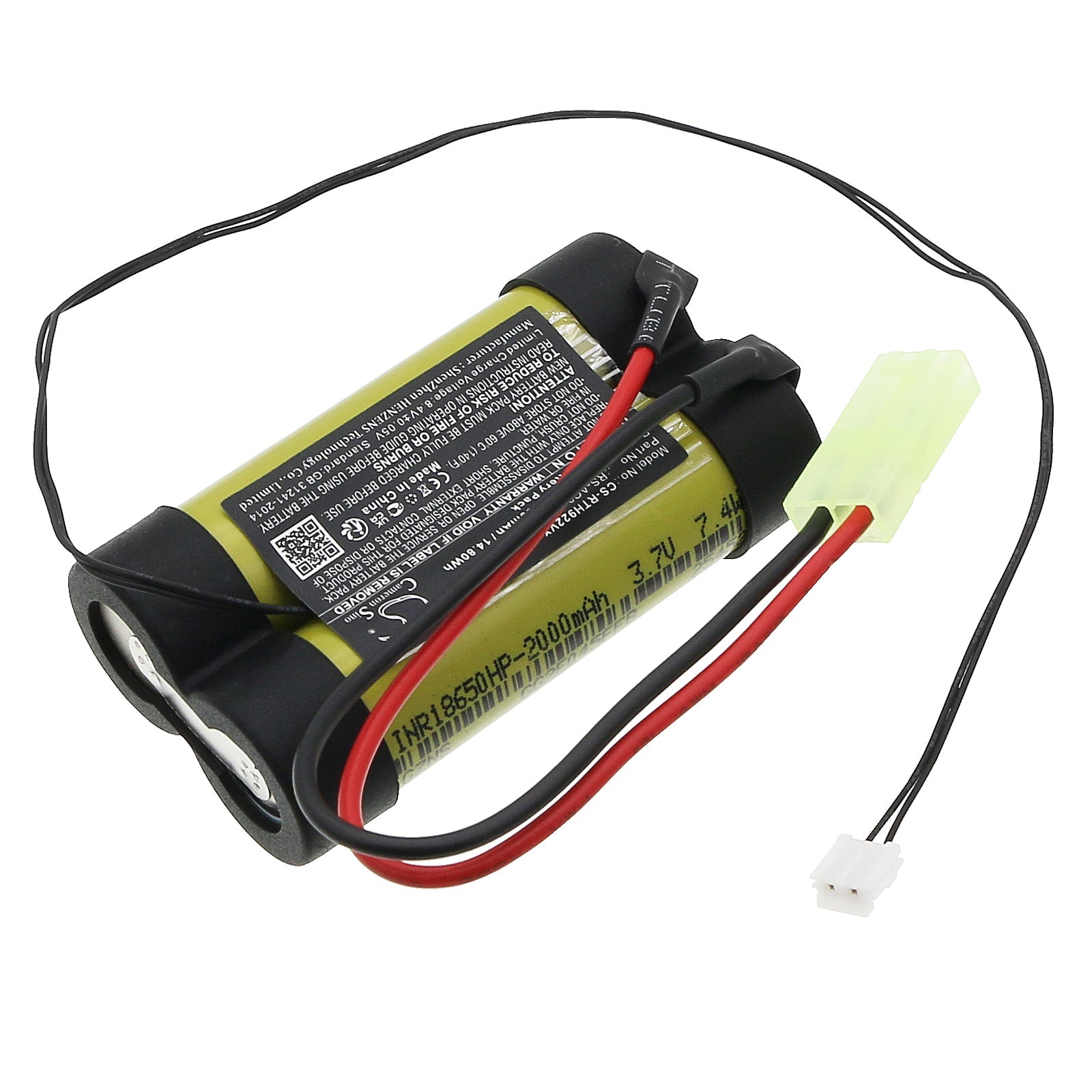 Li-ion, Vacuum Battery fits Rowenta Ac922701/9a0, Ac922701/9a1, 7.4V, 2000mAh Vacuum Cameron Sino Technology Limited