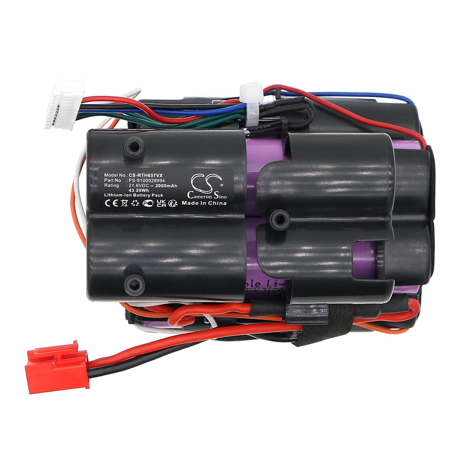 Li-ion, Vacuum Battery fits Rowenta Air Force Light, Ms6573, 21.6V, 2000mAh Vacuum Cameron Sino Technology Limited
