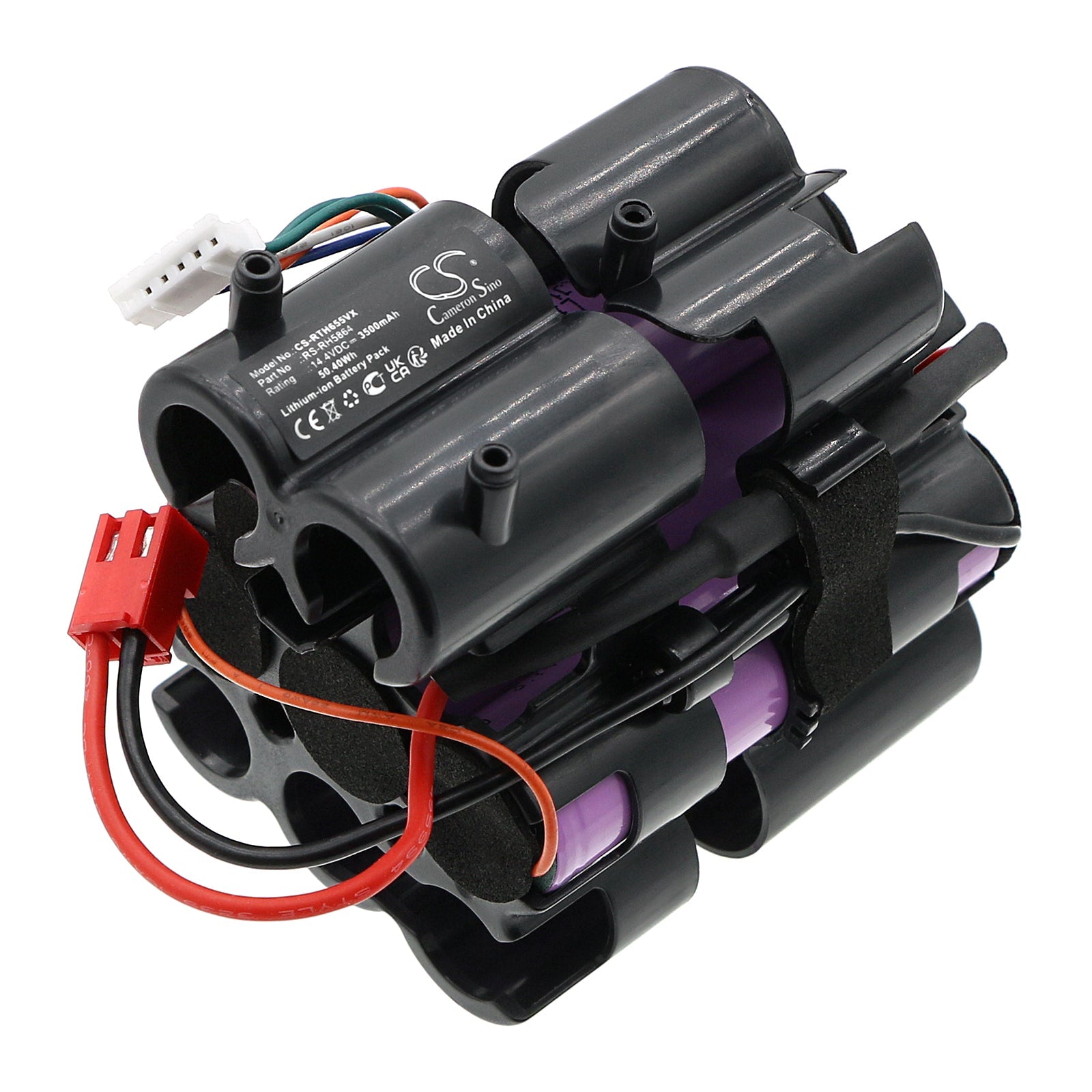 Li-ion, Vacuum Battery fits Rowenta Moulinex Ms6545wi/ba0, Ms6543wh/ba0, 14.4V, 3500mAh Vacuum Cameron Sino Technology Limited