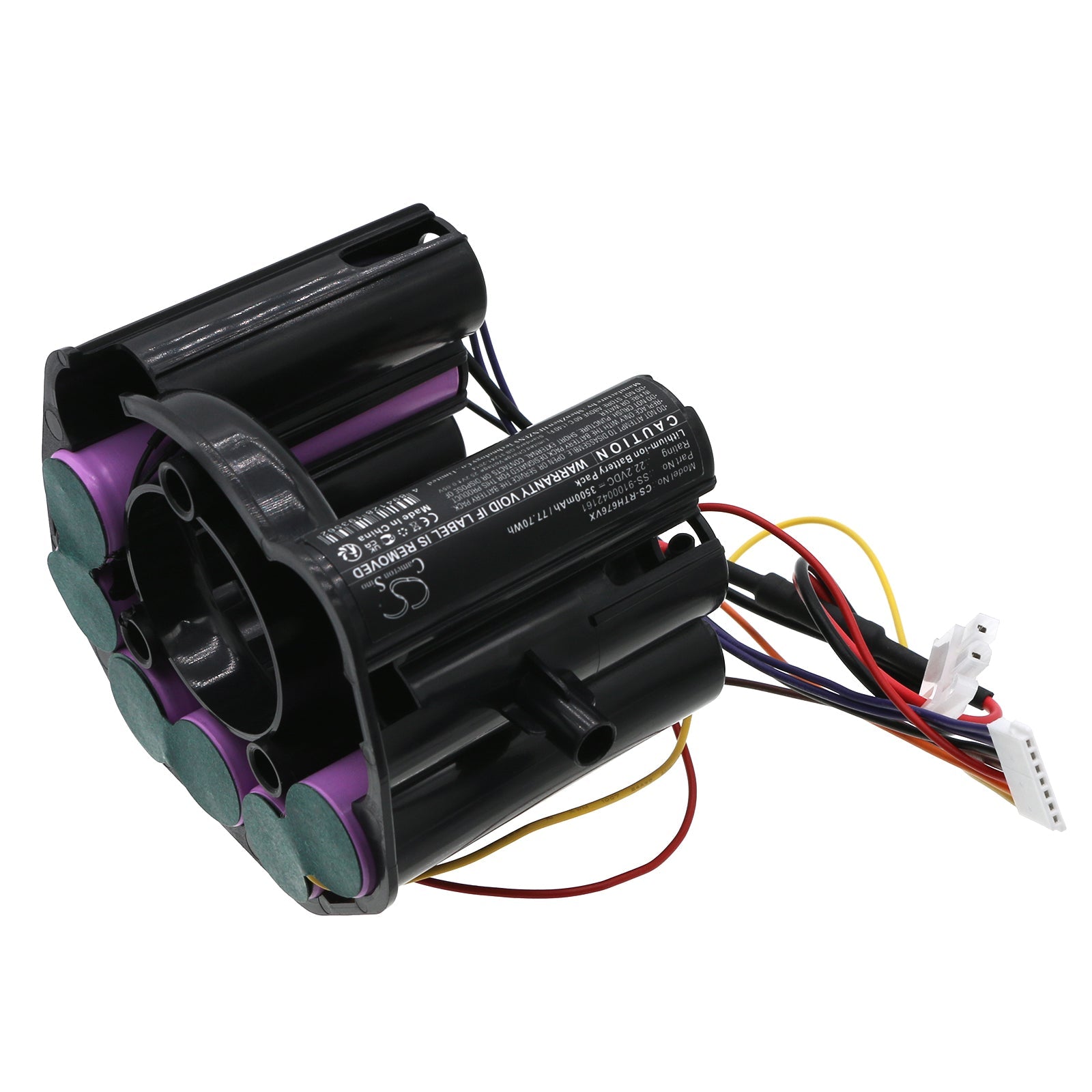 Li-ion, Vacuum Battery fits Rowenta Rh6751wo, Rh6751wo/am0, 22.2V, 3500mAh Vacuum Cameron Sino Technology Limited
