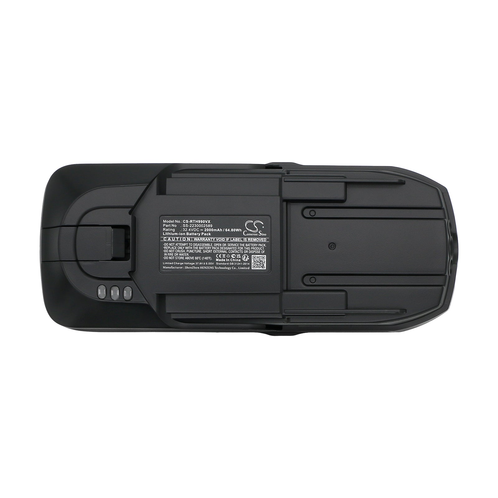 Li-ion, Vacuum Battery fits Rowenta Rh9958, Rh9958wo, 32.4V, 2000mAh Vacuum Cameron Sino Technology Limited