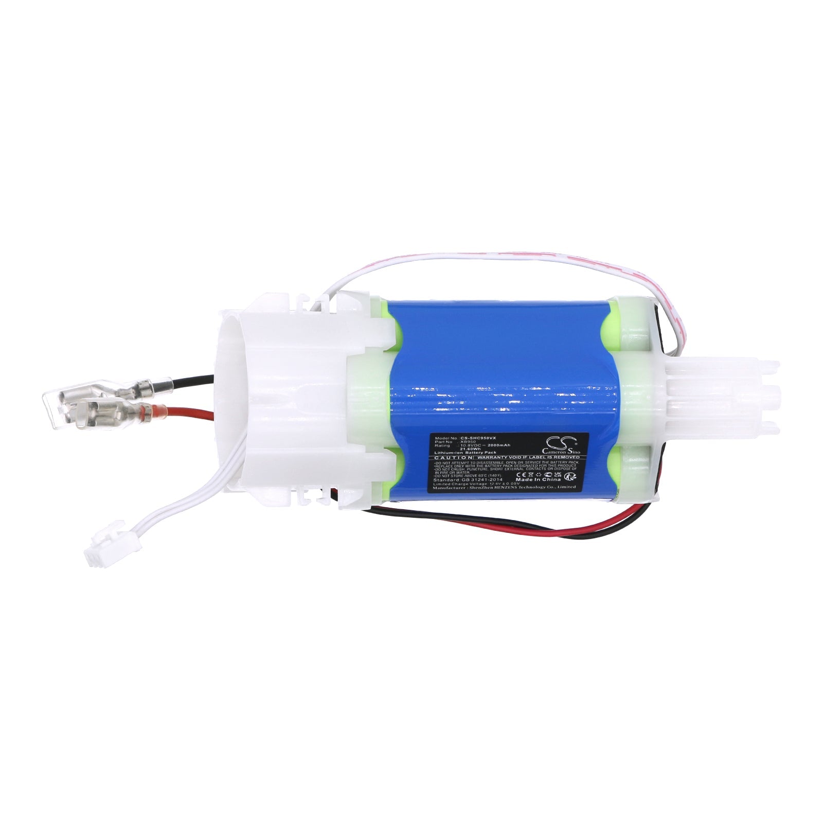 Li-ion, Vacuum Battery fits Shark Ch950, Ch951, 10.8V, 2000mAh Vacuum Cameron Sino Technology Limited