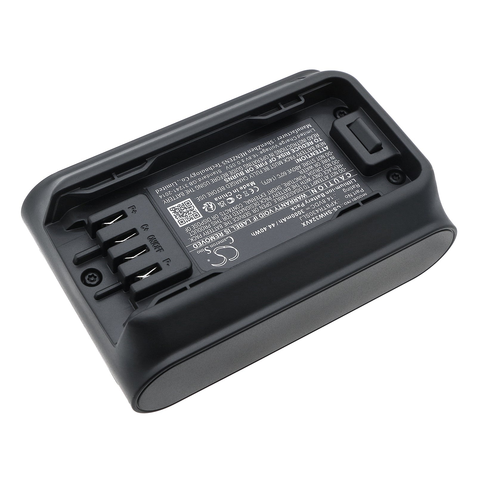 Li-ion, Vacuum Battery fits Shark Cleansense Iq+, Iw3241jsl, 14.8V, 3000mAh Vacuum Cameron Sino Technology Limited