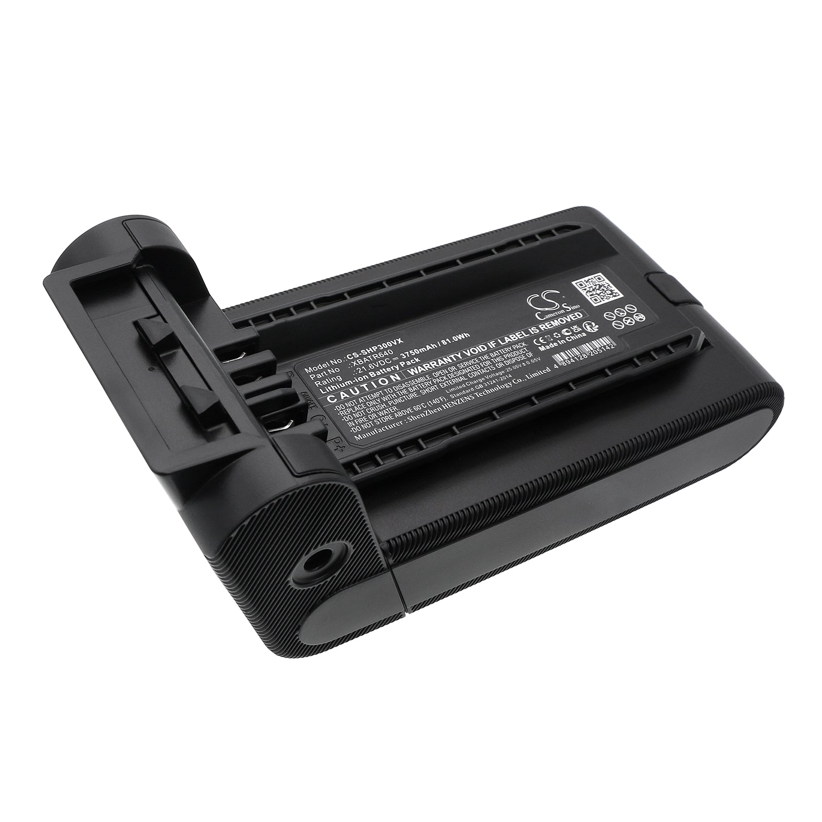 Li-ion, Vacuum Battery fits Shark Ip3000, Powerdetect Clean & Empty Vacu, 21.6V, 3750mAh Vacuum Cameron Sino Technology Limited