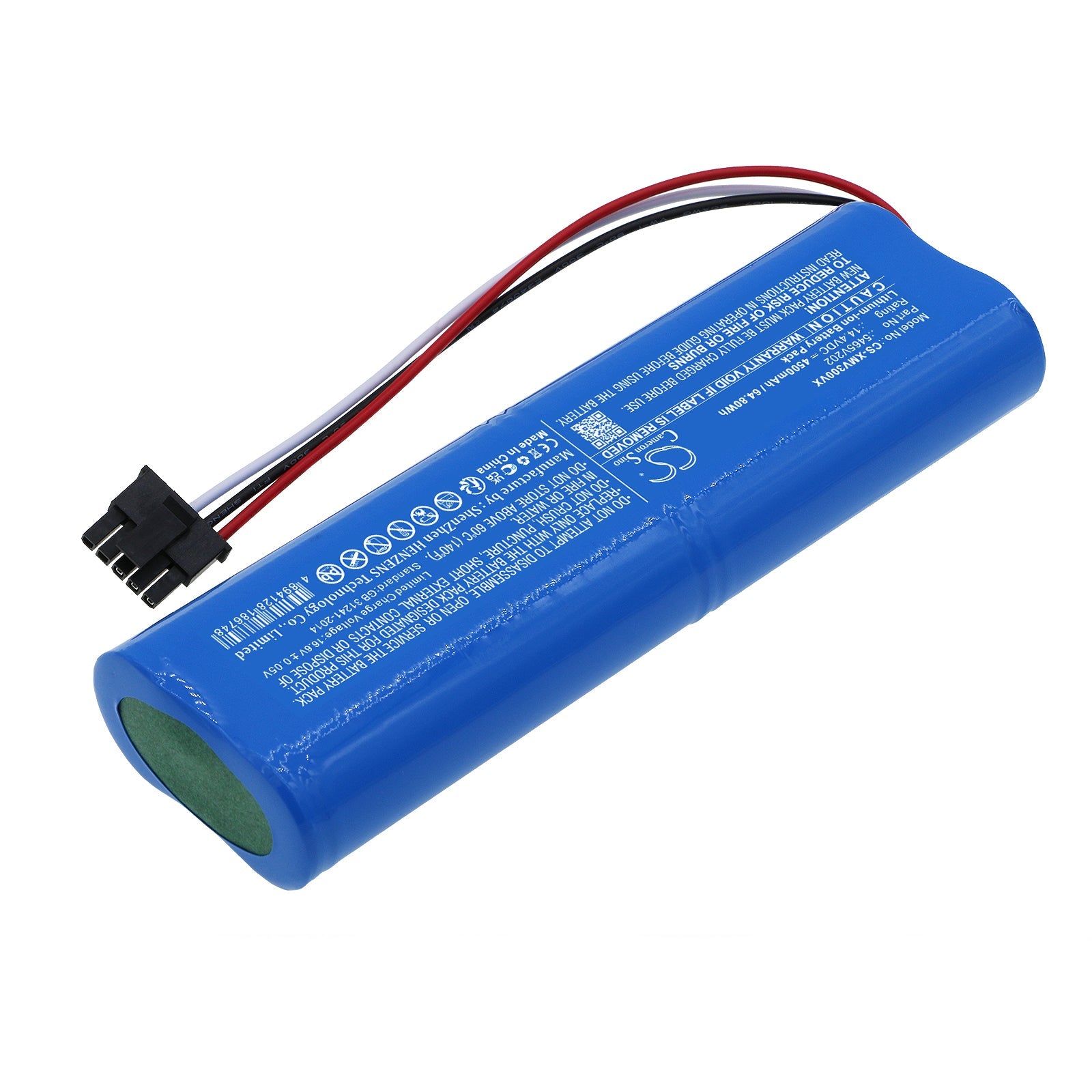 Li-ion, Vacuum Battery fits Viomi V3, Xiaomi Viomi V3, 14.4V, 4500mAh Vacuum Cameron Sino Technology Limited