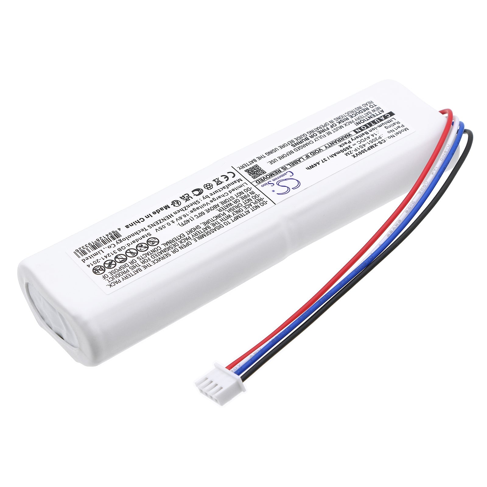 Li-ion, Vacuum Battery fits Xiaomi Bhr5055eu, Mi Robot Vacuum Mop 2, 14.4V, 2600mAh Vacuum Cameron Sino Technology Limited