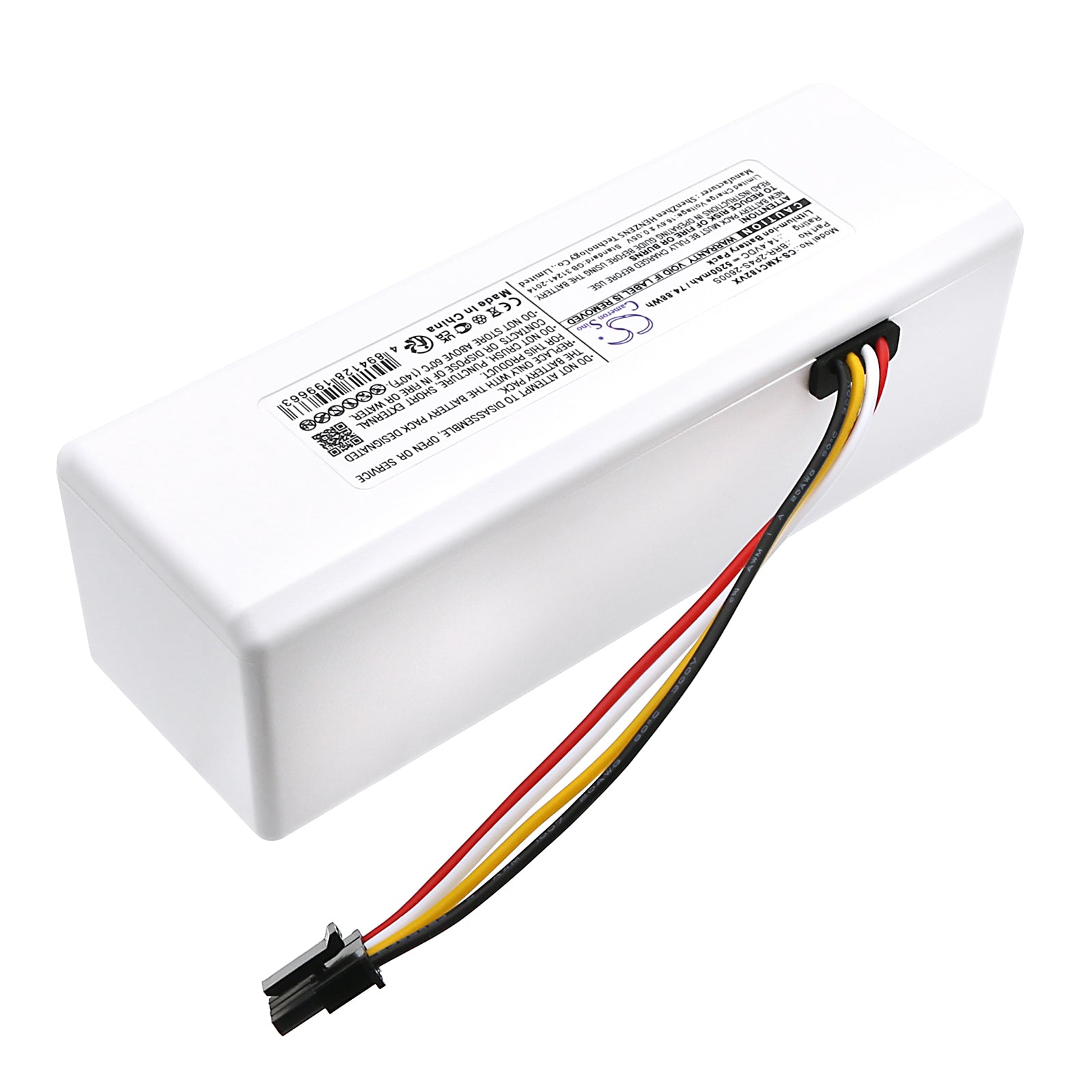 Li-ion, Vacuum Battery fits Xiaomi Dreame Mc1808, Roborock 1c, 14.4V, 5200mAh Vacuum Cameron Sino Technology Limited