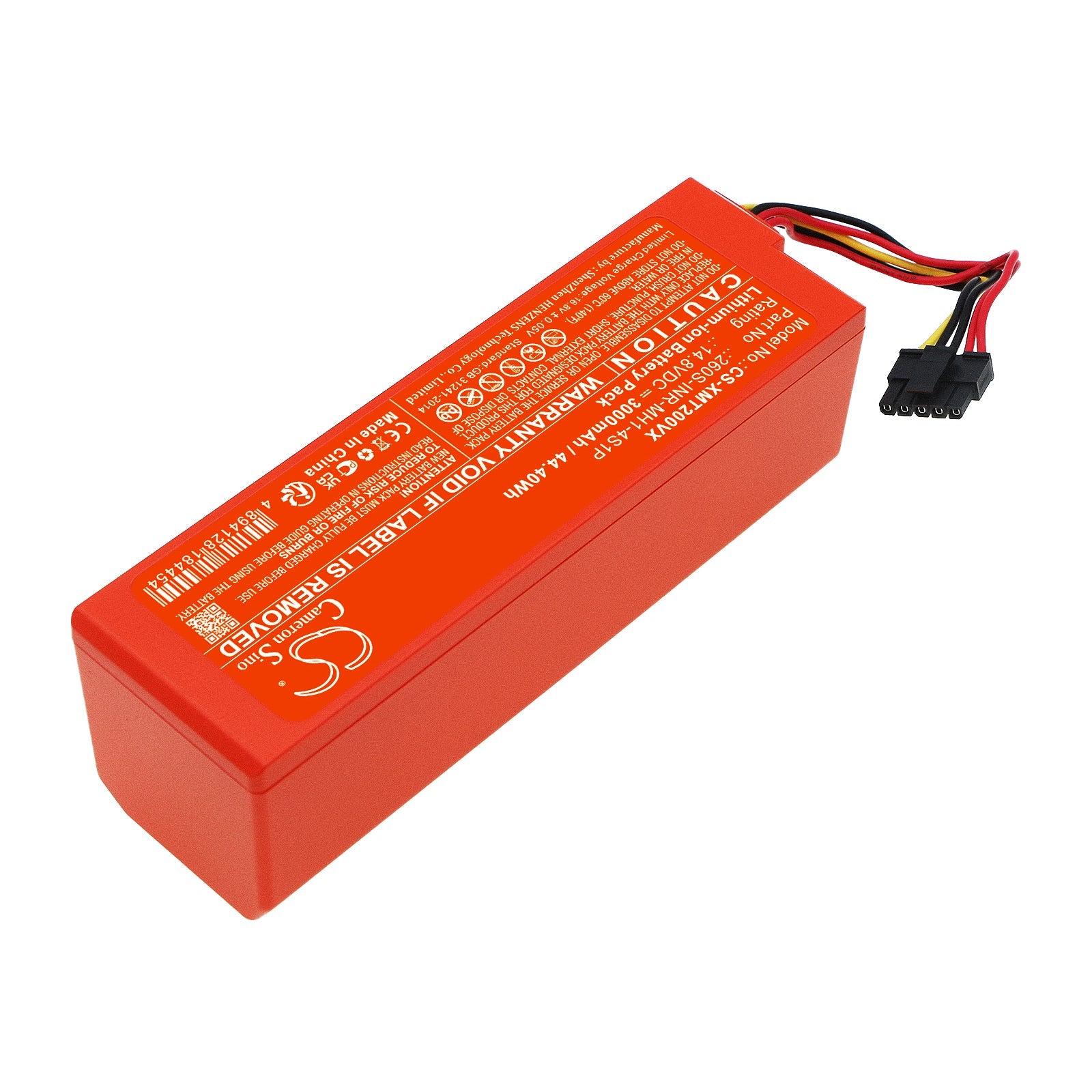 Li-ion, Vacuum Battery fits Xiaomi Mjst1s, Mjst1s 2 Pro, 14.8V, 3000mAh Vacuum Cameron Sino Technology Limited
