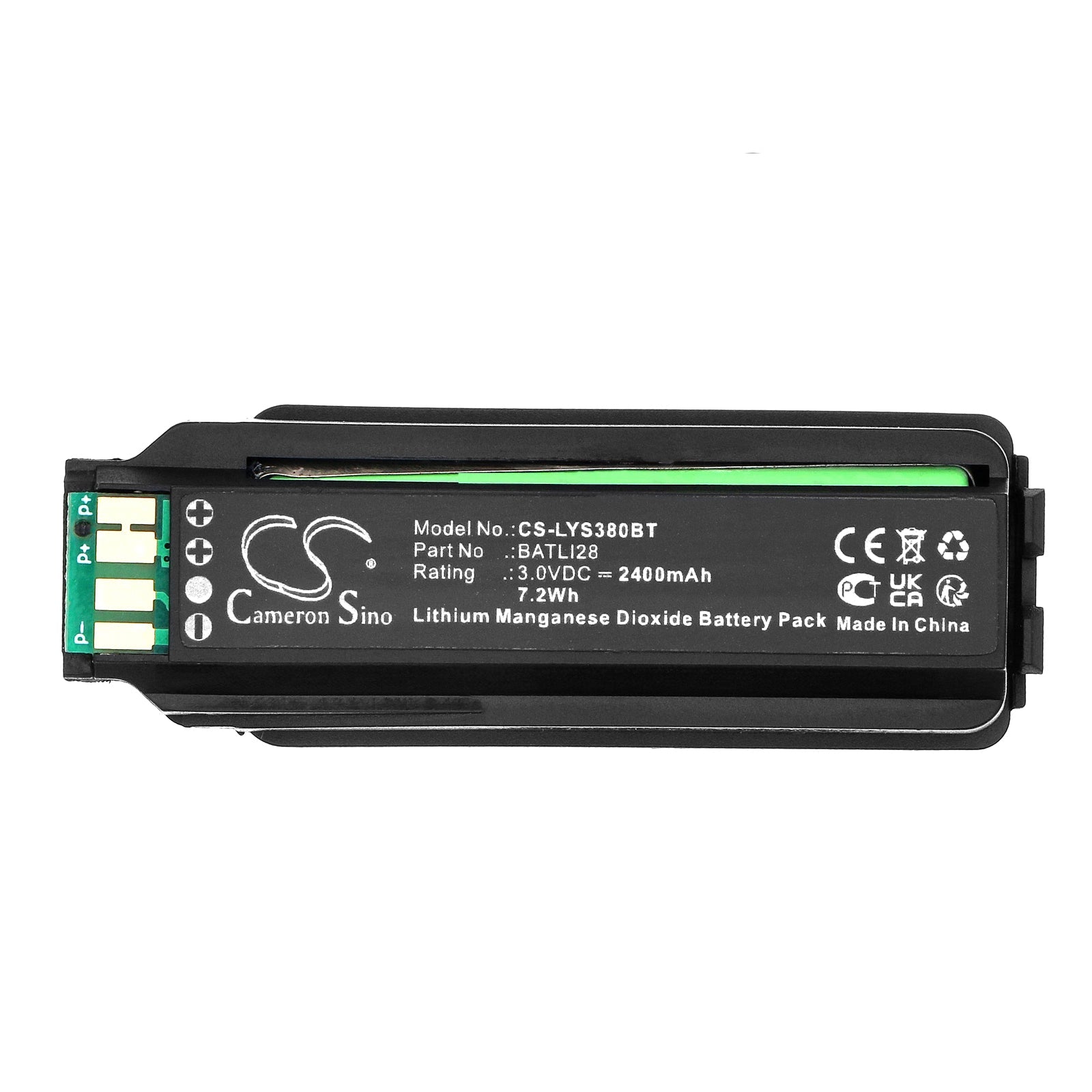 Li-MnO2, Alarm System Battery fits Daitem 171-21x, 172-21x, 3.0V, 2400mAh Alarm System Cameron Sino Technology Limited