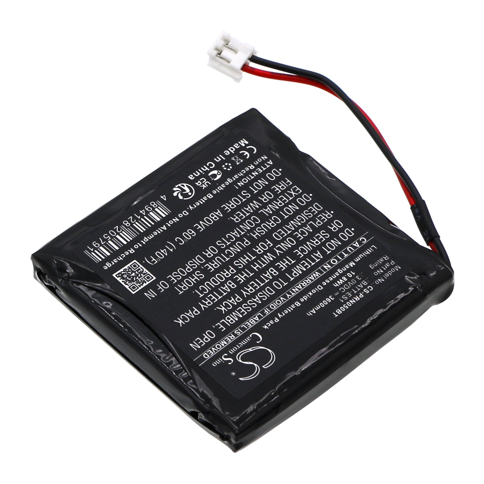 Li - MnO2, Alarm System Battery fits Hikvision Ds - pd2 - t10p - weh/ds - pd2 - t12p - we, Pyronix Deltabell, 3.0V, 3600mAh - Batterybuyer.ca
