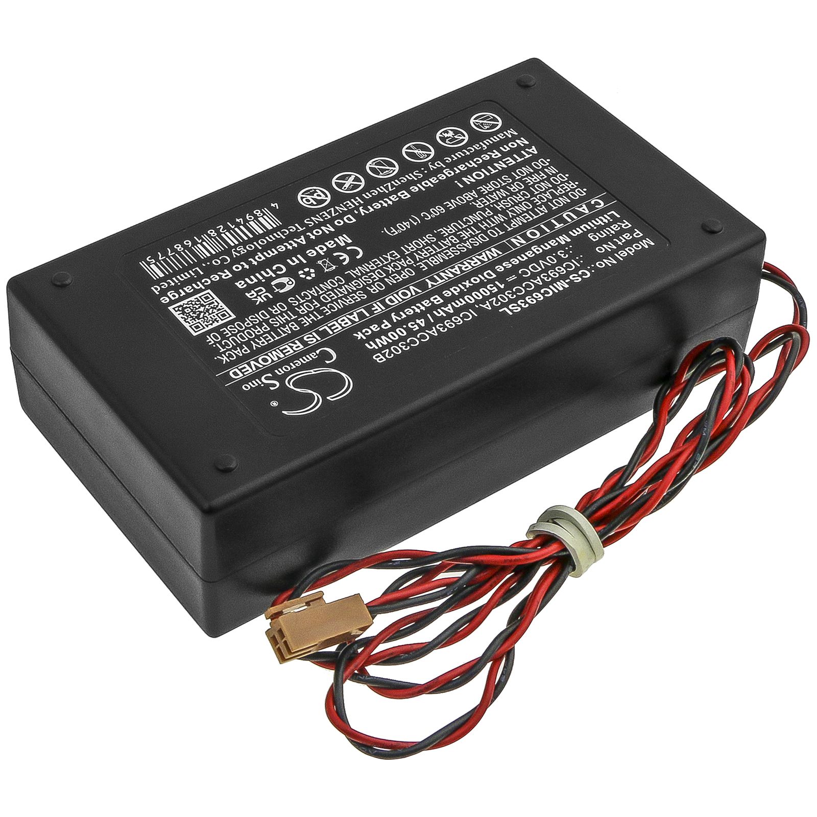 Li-MnO2 Battery fits Ge Fanuc, Ic693acc302a, Ic693acc302b, Note: Primary Battery 3.0V, 15000mAh PLC Cameron Sino Technology Limited