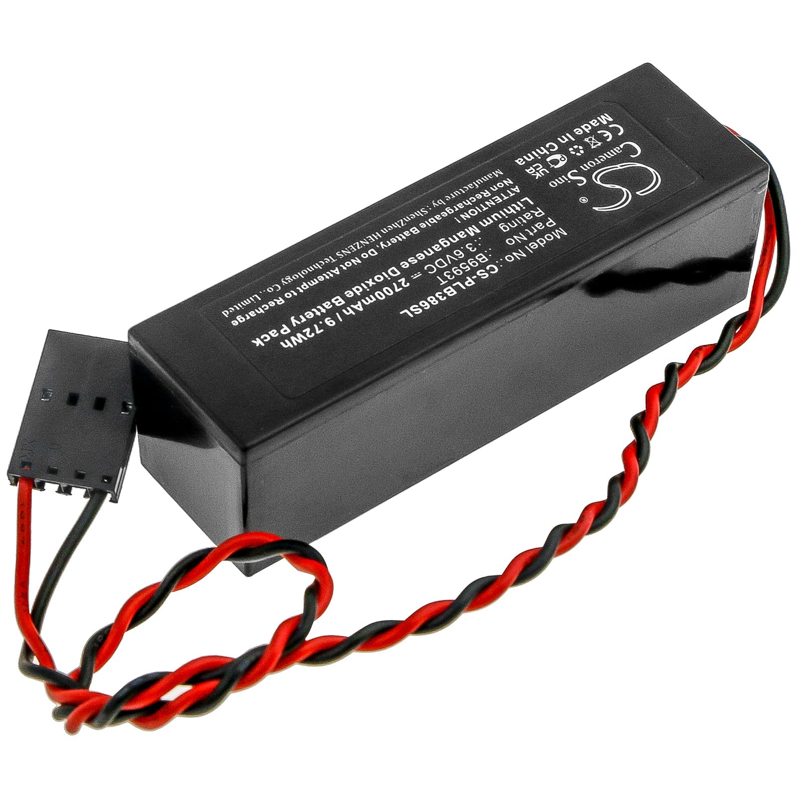 Li-MnO2 Battery fits General Electric, Ge Cd Central Display Board 3.6V, 2700mAh Industrial Cameron Sino Technology Limited