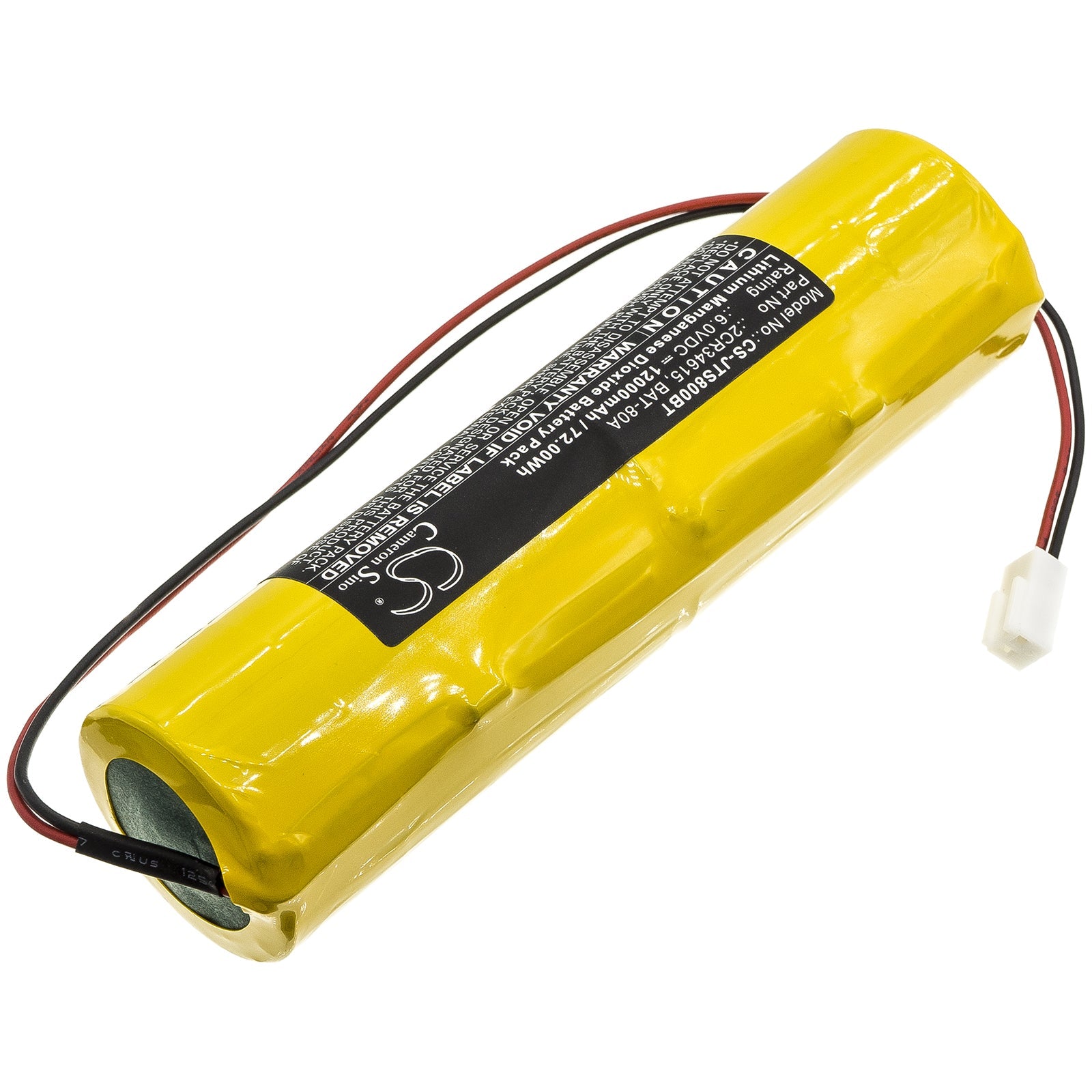 Li - MnO2 Battery fits Jablotron, 2cr34615, Bat - 80a, Note: Primary Battery, Do Not Rechargeable 6.0V, 12000mAh - Batterybuyer.ca
