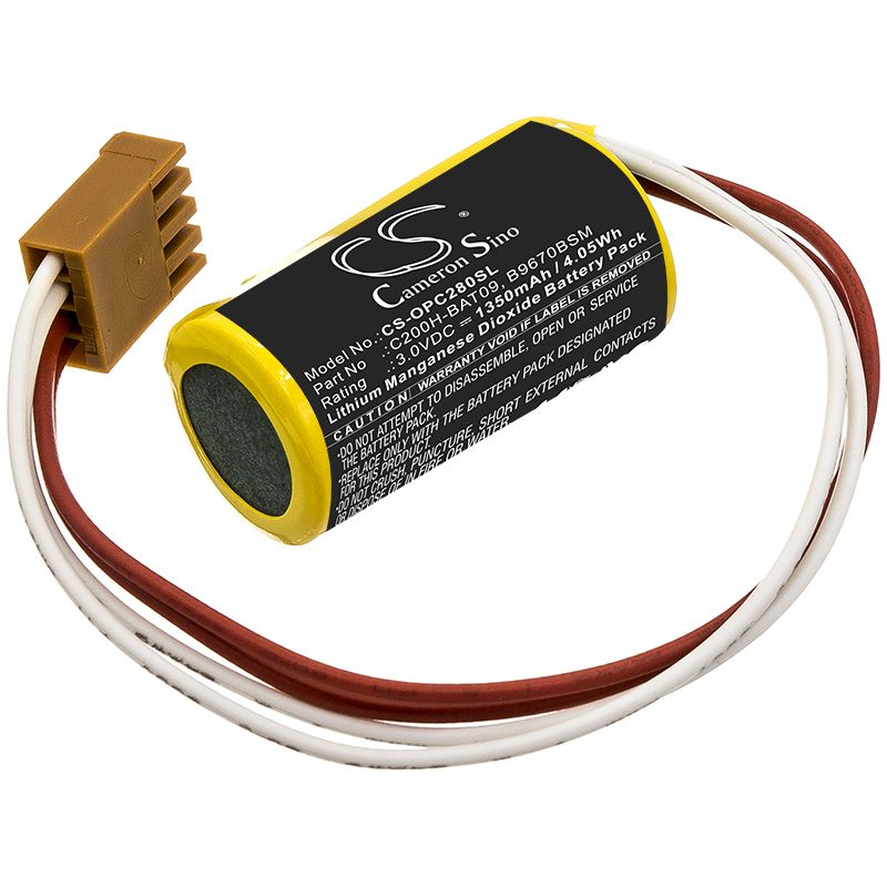 Li-MnO2 Battery fits Omron, C200, C200h 3.0V, 1350mAh PLC Cameron Sino Technology Limited