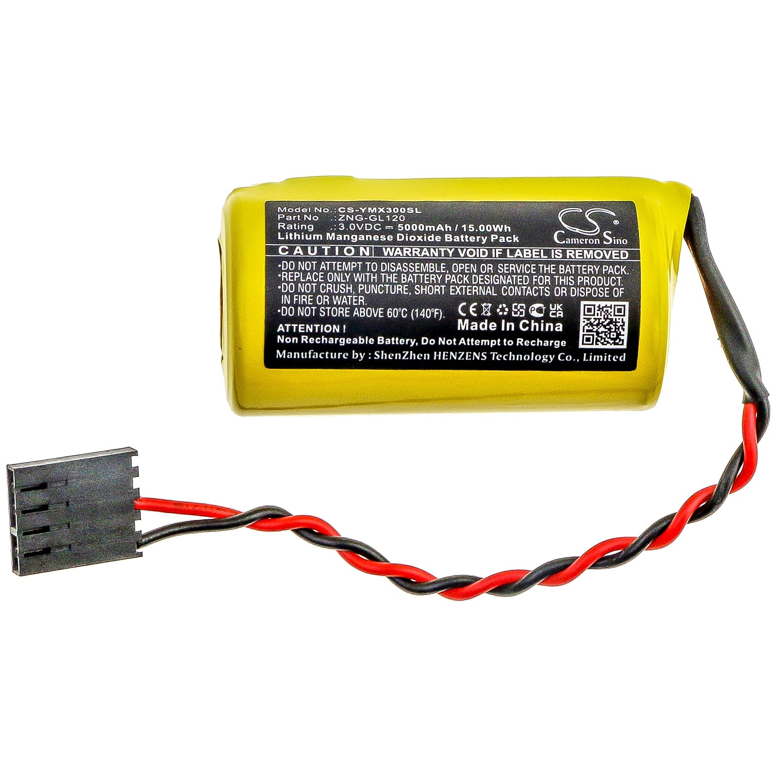 Li-MnO2 Battery fits Yaskawa, Yasnac Mx3 3.0V, 5000mAh PLC Cameron Sino Technology Limited