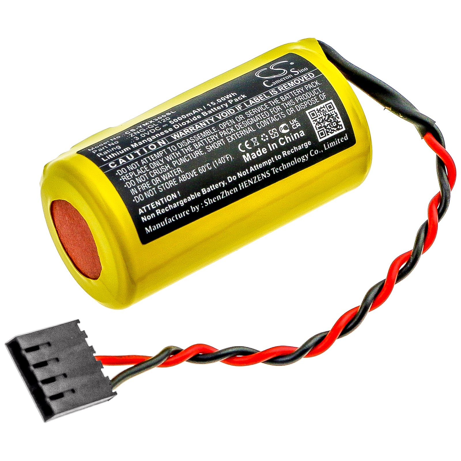 Li-MnO2 Battery fits Yaskawa, Yasnac Mx3 3.0V, 5000mAh PLC Cameron Sino Technology Limited