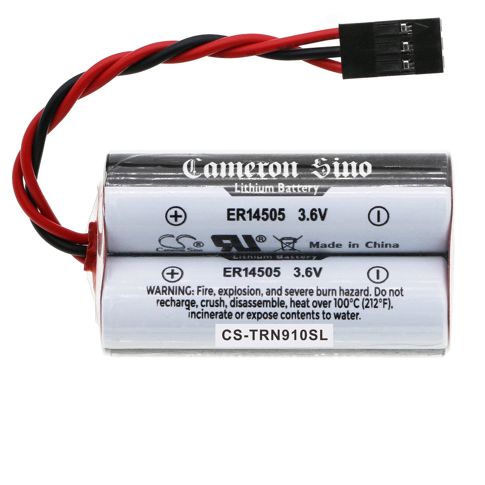 Li-MnO2, Payment Terminal Battery fits Triton 9100, 9600, 3.6V, 5400mAh Payment Terminal Cameron Sino Technology Limited