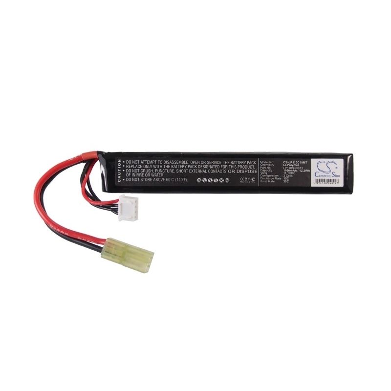 Li-Polymer Battery fits Airsoft Guns, Cs-lp110c18mt 11.1V, 1100mAh Airsoft Guns Cameron Sino Technology Limited