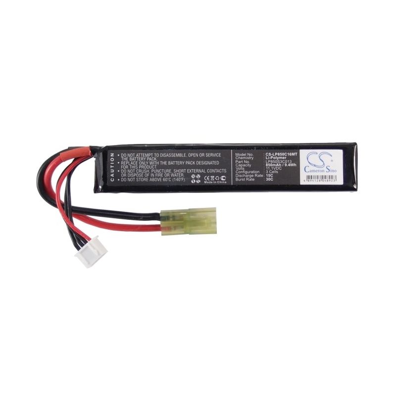 Li-Polymer Battery fits Airsoft Guns, Cs-lp850c16mt 11.1V, 850mAh Airsoft Guns Cameron Sino Technology Limited