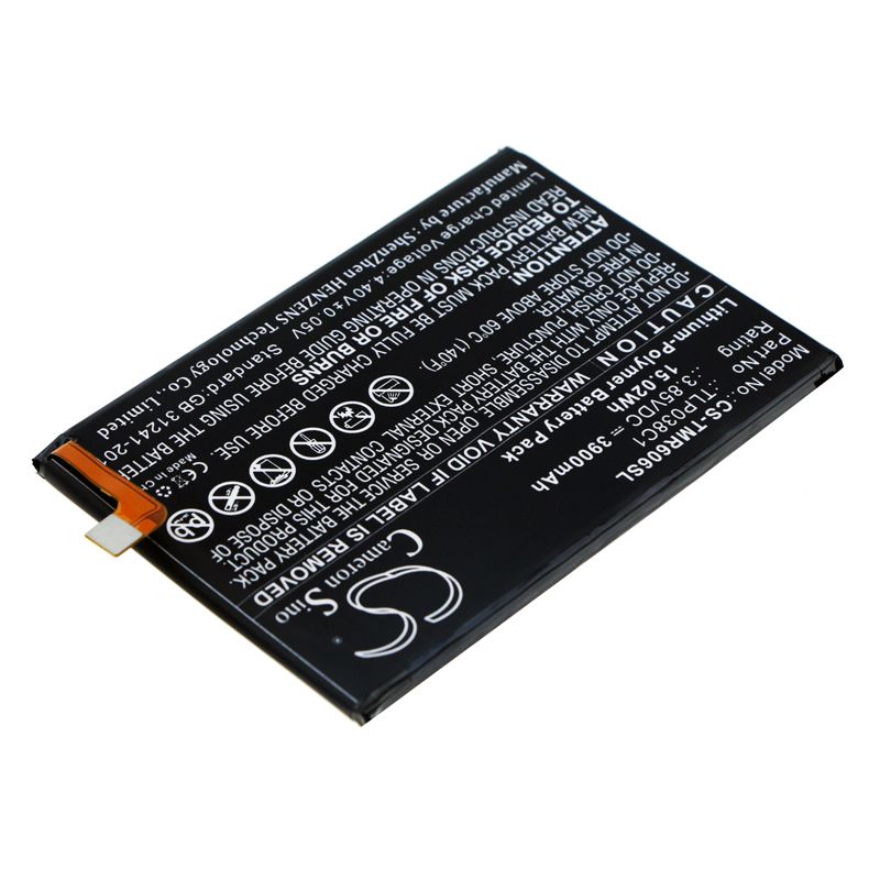 Li - Polymer Battery fits Alcatel, 7, 7 Lte 3.85V, 3900mAh - Batterybuyer.ca