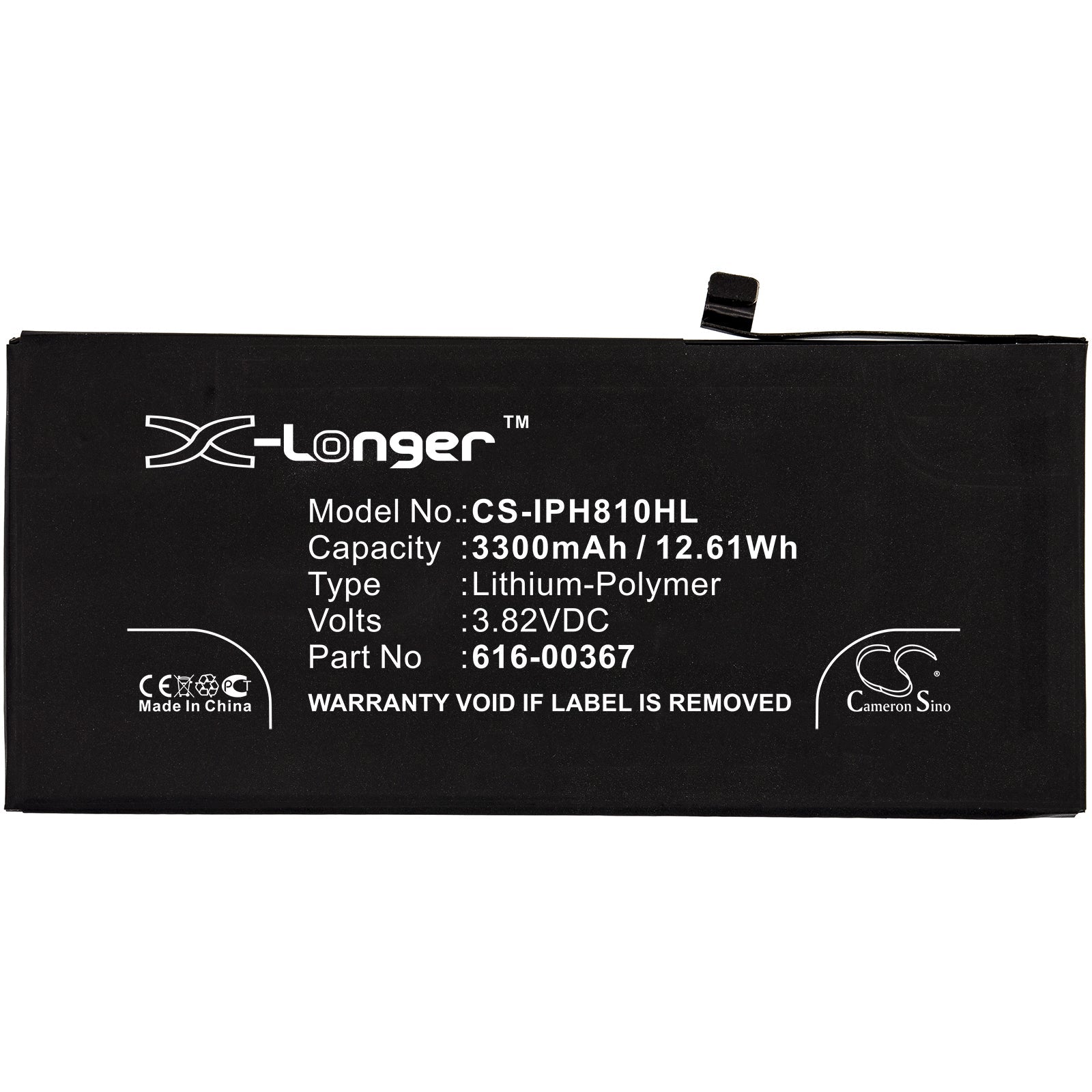 Li-Polymer Battery fits Apple, A1864, Iphone 8 Plus 3.82V, 3300mAh Mobile & SmartPhone Cameron Sino Technology Limited