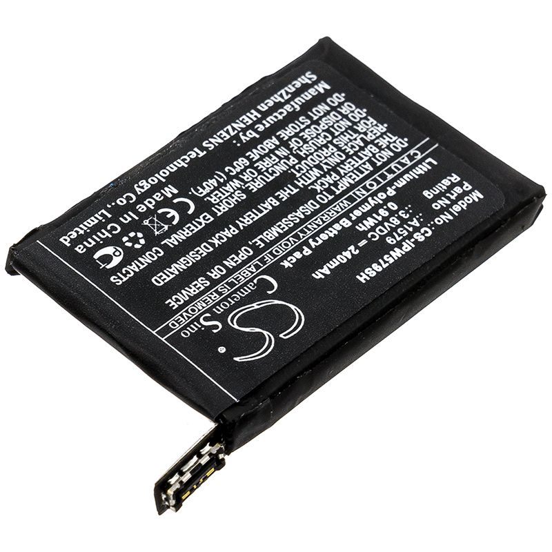 Li-Polymer Battery fits Apple, Iwach 1 42mm, Watch 1st Gen 42mm 3.8V, 240mAh Smartwatch Cameron Sino Technology Limited
