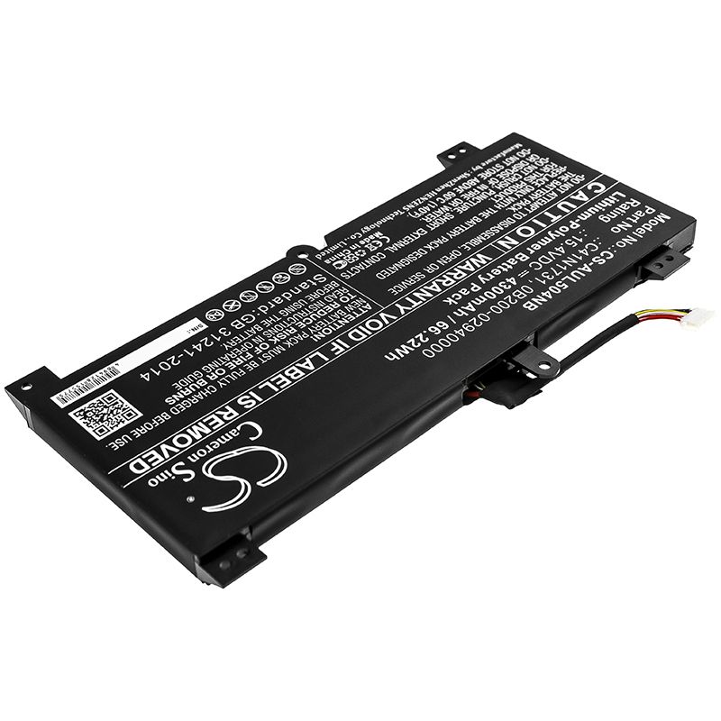 Li-Polymer Battery fits Asus, G515gv, G515gw 15.4V, 4300mAh Notebook & Laptop Cameron Sino Technology Limited