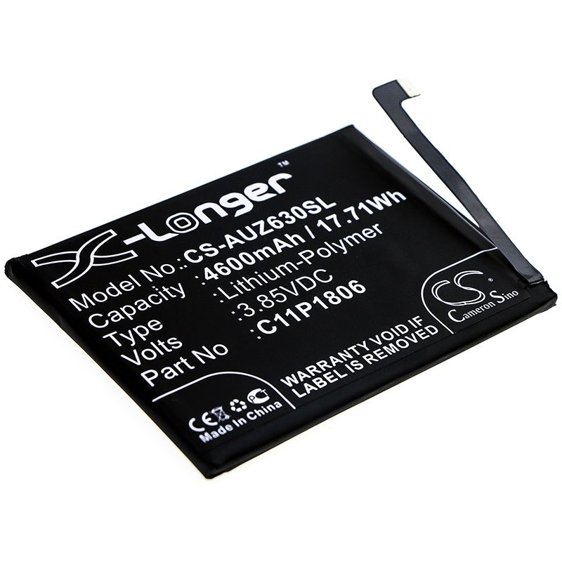 Li-Polymer Battery fits Asus, Zenfone 6 2019, Zenfone 6 2019 Dual Sim 3.85V, 4900mAh Mobile & SmartPhone Cameron Sino Technology Limited
