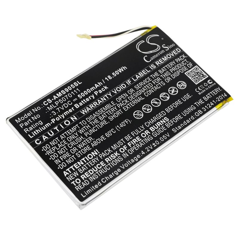 Li-polymer Battery Fits Autel, Ds808, Ds808k 3.7v, 5000mah Diagnostic Scanner Cameron Sino Technology Limited