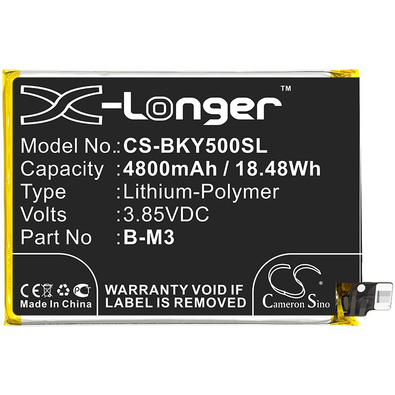 Li-Polymer Battery fits Bbk, 1935, Vivo Y50 3.85V, 4800mAh Mobile & SmartPhone Cameron Sino Technology Limited