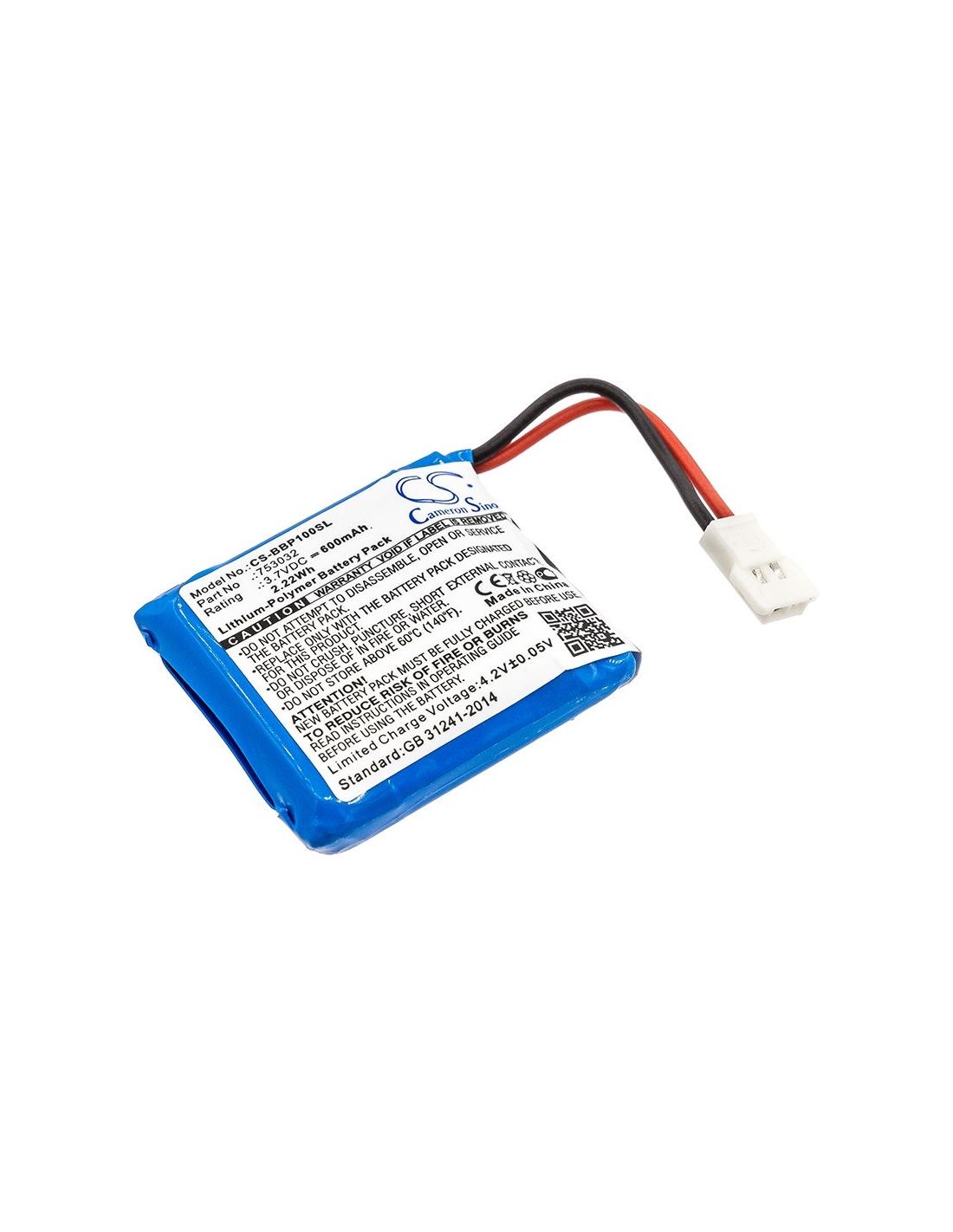 Li-polymer Battery Fits Bee-bot, Floor Robot, Programmable Children's Toy 3.7v, 600mah Robot Cameron Sino Technology Limited