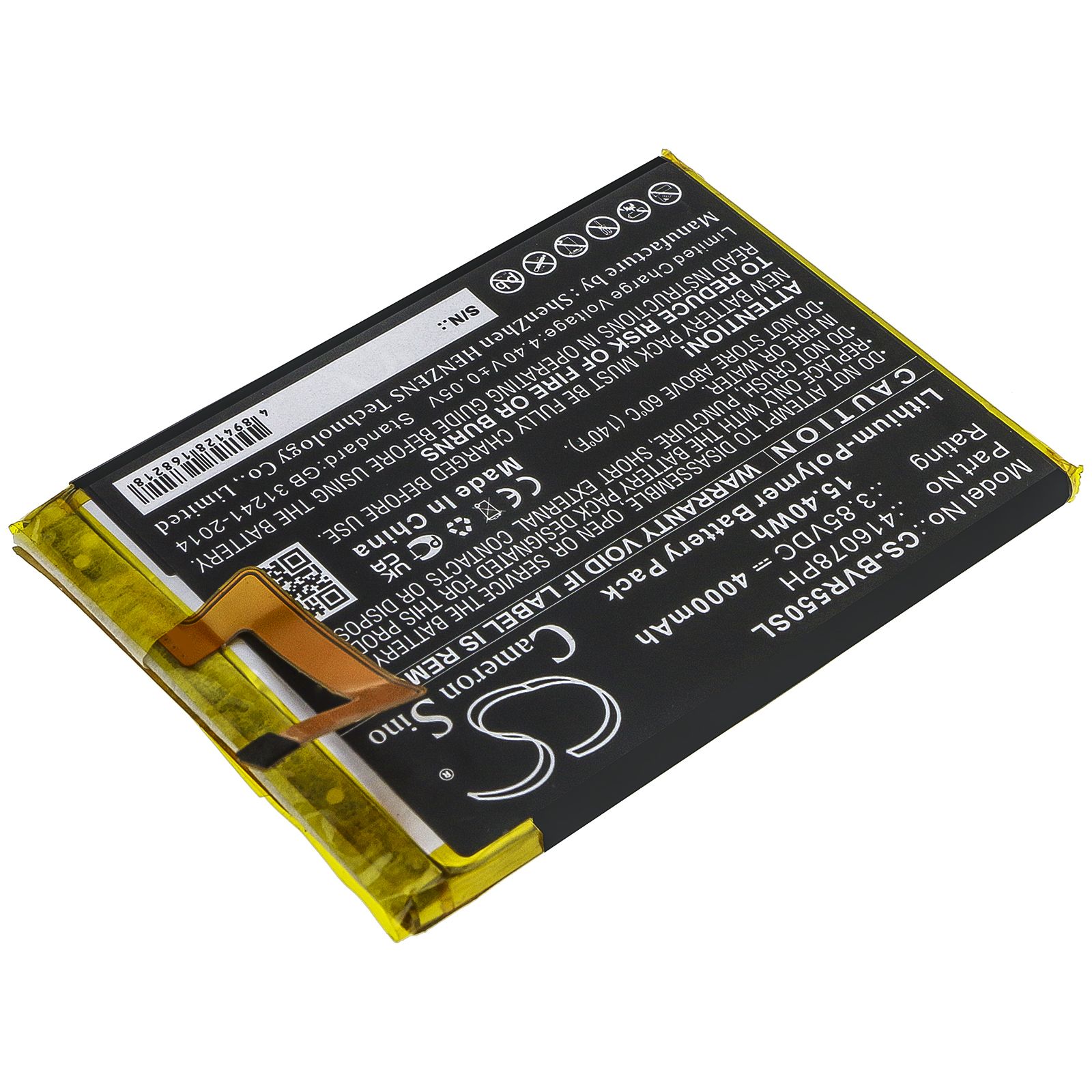 Li-Polymer Battery fits Blackview, Bv5500 3.85V, 4000mAh Mobile & SmartPhone Cameron Sino Technology Limited