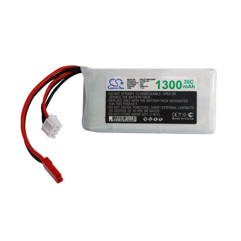 Li-Polymer Battery fits Cameron Sino, Cs-lp1302c30rt 7.4V, 1300mAh RC Cameron Sino Technology Limited