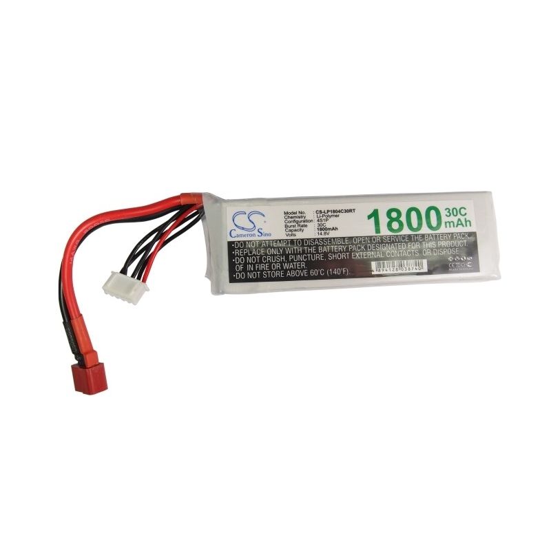 Li-Polymer Battery fits Cameron Sino, Cs-lp1804c30rt 14.8V, 1800mAh RC Cameron Sino Technology Limited