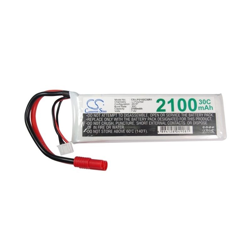Li-Polymer Battery fits Cameron Sino, Cs-lp2102c30r1 7.4V, 2100mAh RC Cameron Sino Technology Limited