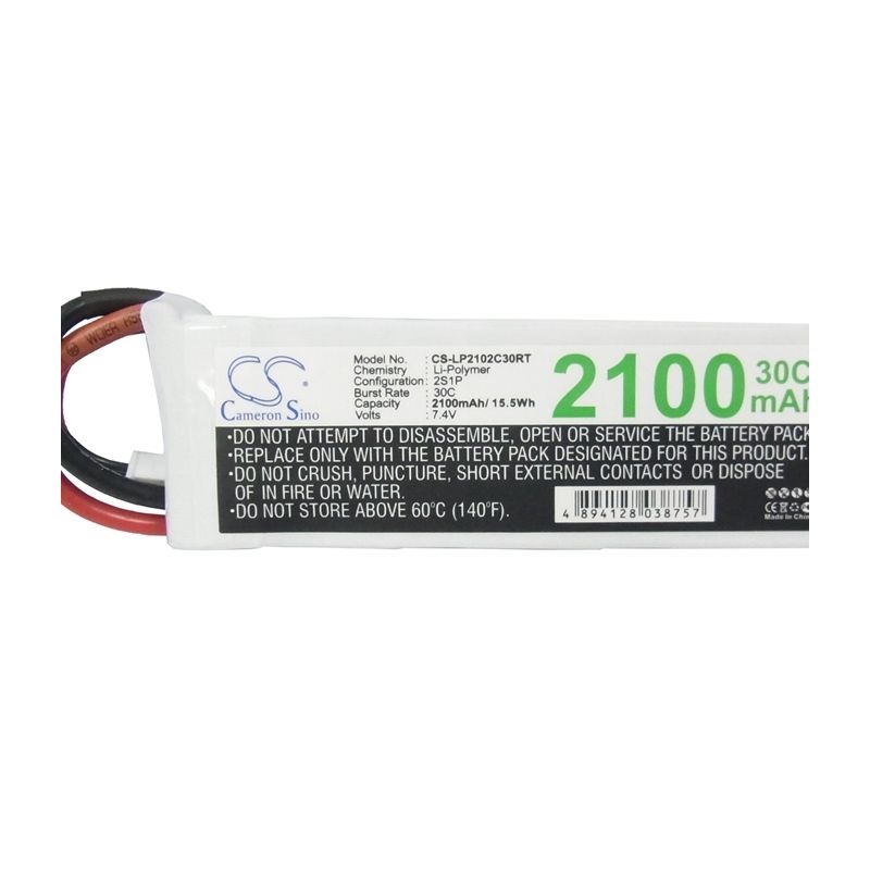 Li-Polymer Battery fits Cameron Sino, Cs-lp2102c30rt 7.4V, 2100mAh RC Cameron Sino Technology Limited