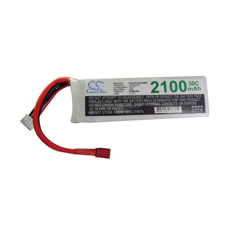 Li-Polymer Battery fits Cameron Sino, Cs-lp2103c30rt 11.1V, 2100mAh RC Cameron Sino Technology Limited