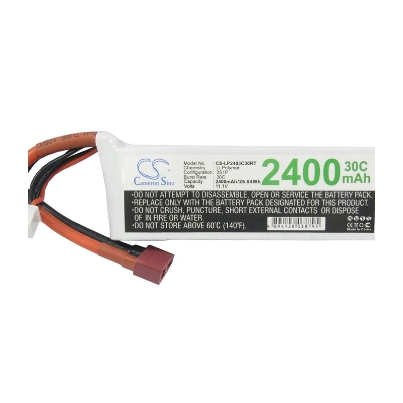 Li-Polymer Battery fits Cameron Sino, Cs-lp2403c30rt 11.1V, 2400mAh RC Cameron Sino Technology Limited