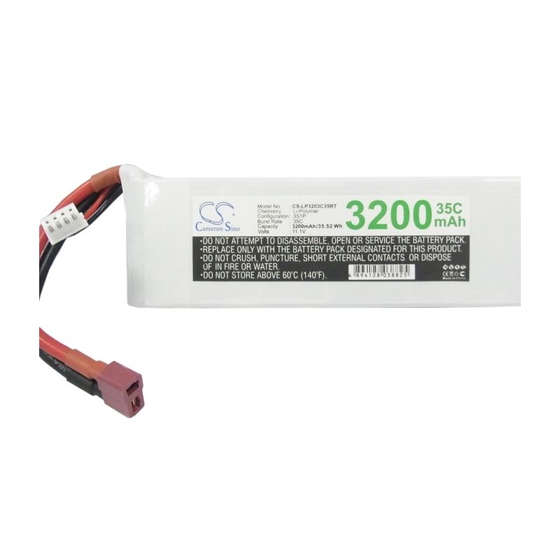 Li-Polymer Battery fits Cameron Sino, Cs-lp3203c35rt 11.1V, 3200mAh RC Cameron Sino Technology Limited