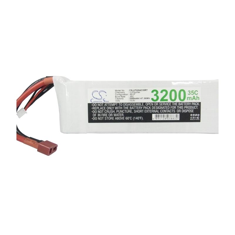 Li-Polymer Battery fits Cameron Sino, Cs-lp3204c35rt 14.8V, 3200mAh RC Cameron Sino Technology Limited