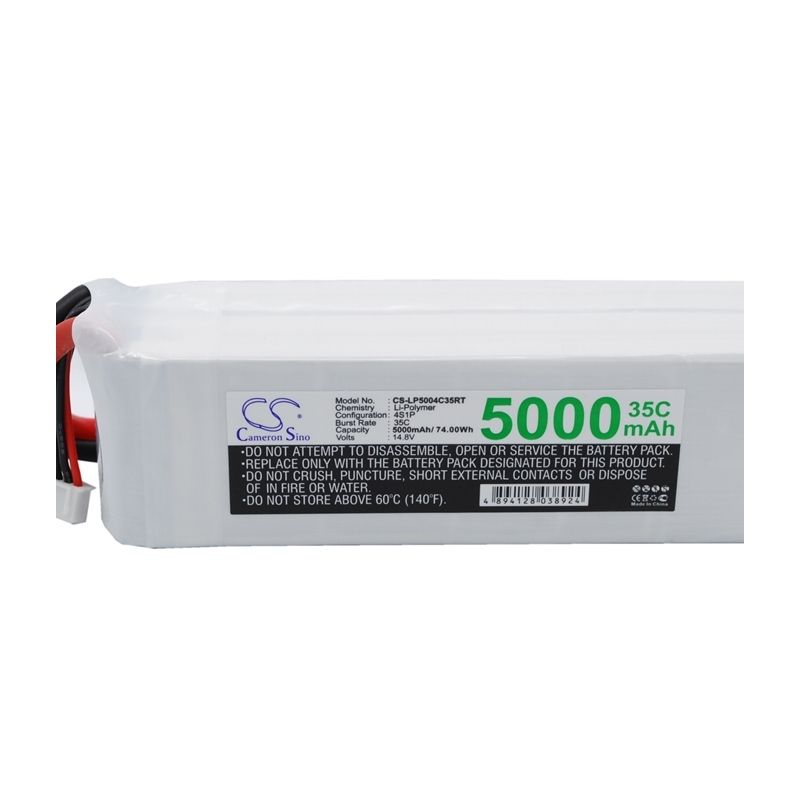 Li-Polymer Battery fits Cameron Sino, Cs-lp5004c35rt 14.8V, 5000mAh RC Cameron Sino Technology Limited