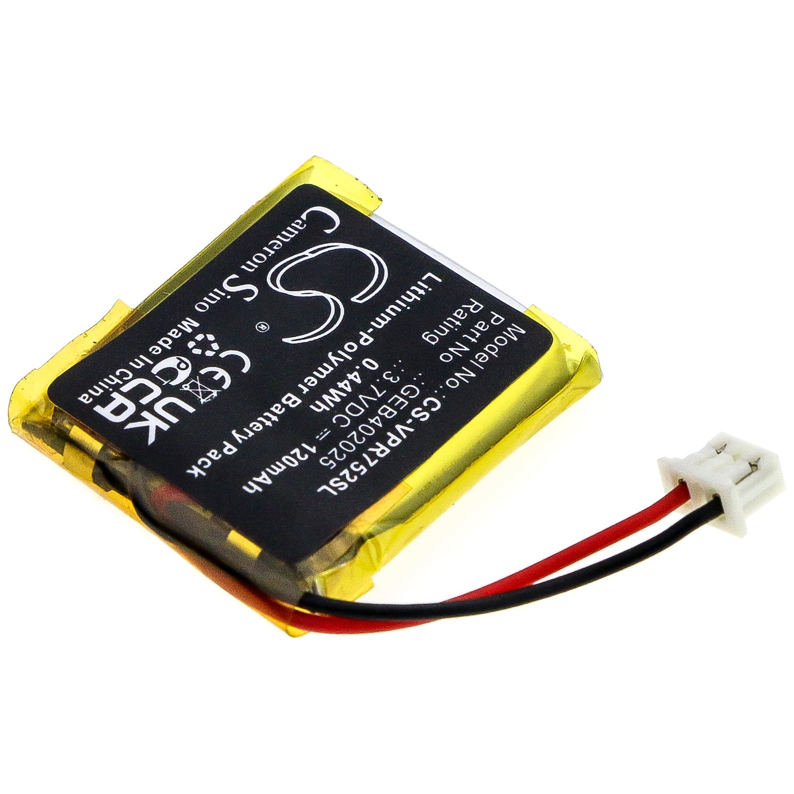 Li-Polymer Battery fits Clifford, 7351v, 7752v, 7752x 3.7V, 120mAh Computer Cameron Sino Technology Limited