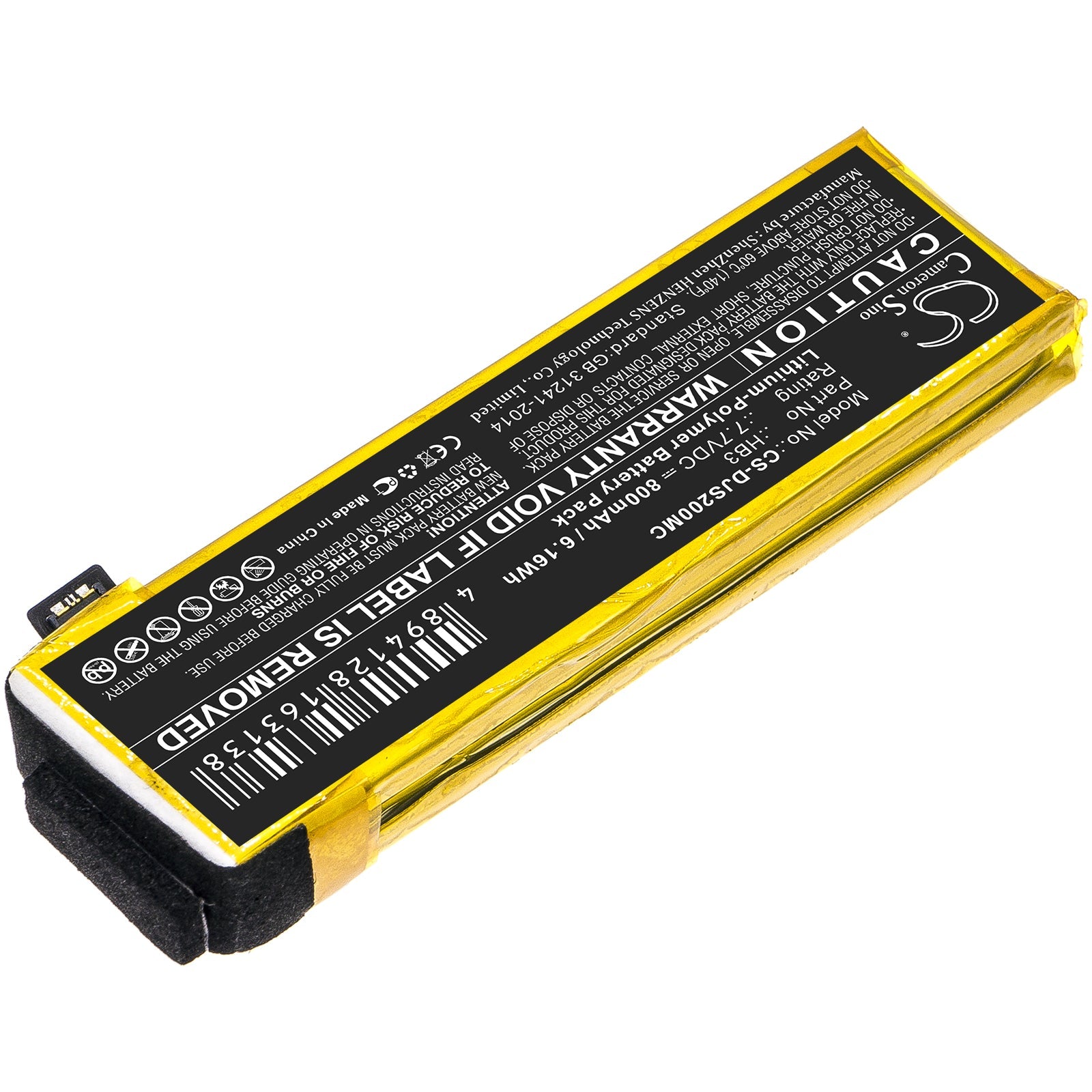 Li-Polymer Battery fits Dji, Osmo Pocket, Osmo Pocket 2 7.7V, 800mAh Camera Cameron Sino Technology Limited