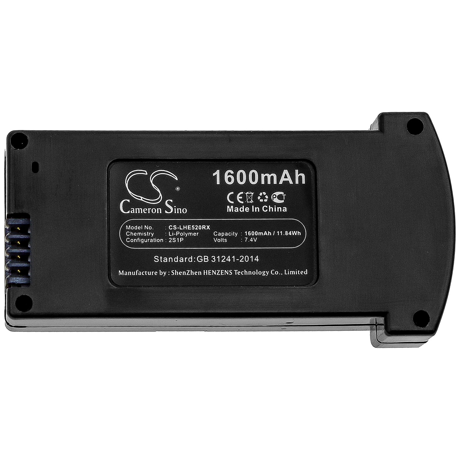 Li-Polymer Battery fits Eachine, E520, E520s 7.4V, 1200mAh Drones Cameron Sino Technology Limited