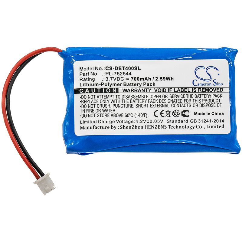 Li-Polymer Battery fits Educator, Et-400 Transmitters, Et-402 Transmitters 3.7V, 700mAh Dog Collar Cameron Sino Technology Limited