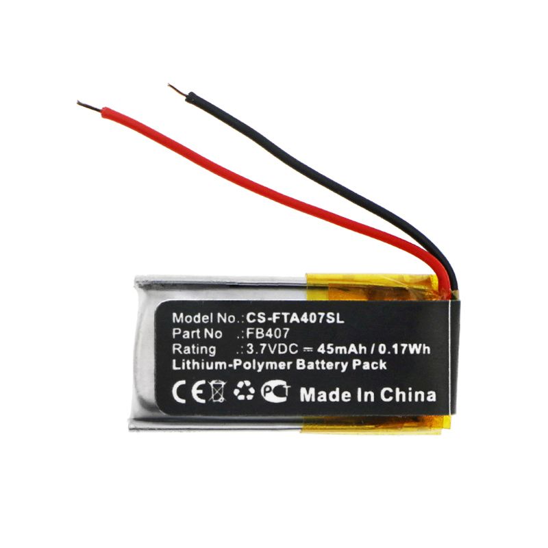 Li-Polymer Battery fits Fitbit, Alta Activity, Alta Hr 3.7V, 45mAh Smartwatch Cameron Sino Technology Limited