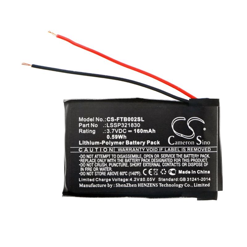 Li-polymer Battery Fits Fitbit, Blaze, Fb502 3.7v, 160mah Smartwatch Cameron Sino Technology Limited